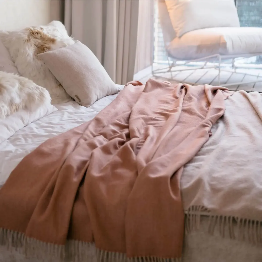 Plaids - Collection en laine d'alpaga : plaids et écharpes - ALPAKA