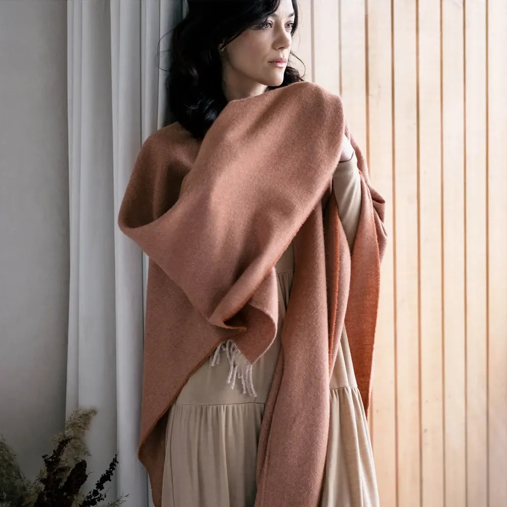 Plaids - Collection en laine d'alpaga : plaids et écharpes - ALPAKA