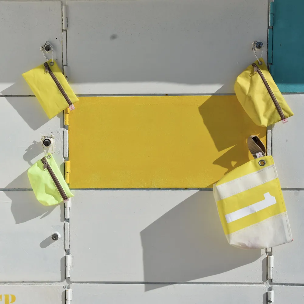 Pochettes - Accessoires en voiles de bateau recyclées - écoresponsables - français - LES TOILES DU LARGE