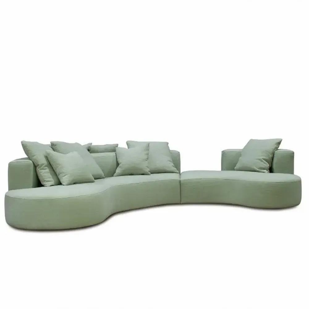 Sofas for hospitalities & contracts - Lab Organic Unique|Double sided curved sofa, 100% custom made - CREARTE COLLECTIONS