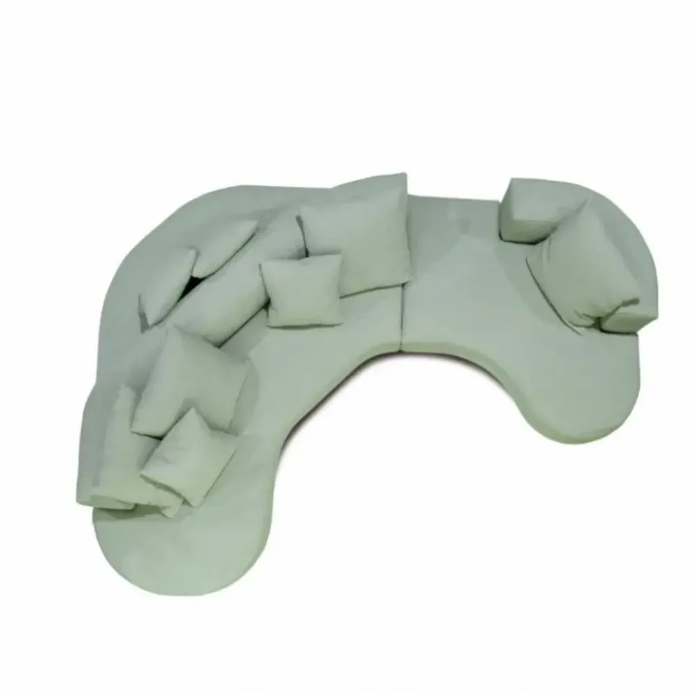 Sofas for hospitalities & contracts - Lab Organic Unique|Double sided curved sofa, 100% custom made - CREARTE COLLECTIONS