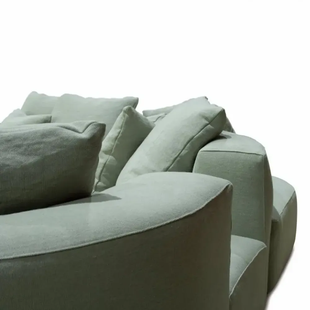 Sofas for hospitalities & contracts - Lab Organic Unique|Double sided curved sofa, 100% custom made - CREARTE COLLECTIONS