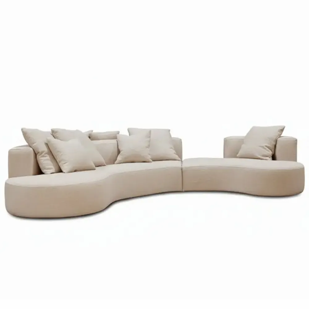 Sofas for hospitalities & contracts - Lab Organic Unique|Double sided curved sofa, 100% custom made - CREARTE COLLECTIONS