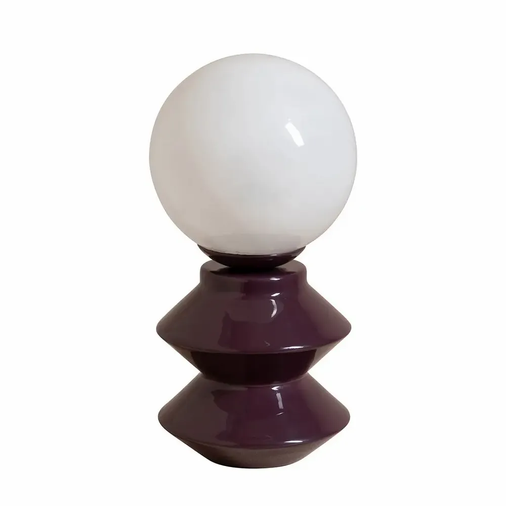 Table lamps - Purple table lamp with globe Zou - CHEHOMA