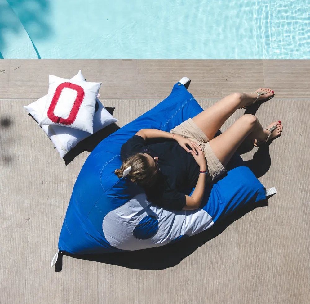 Objets de décoration - Mobilier - Décoration voile recyclée - made in France - écoresponsable - LES TOILES DU LARGE