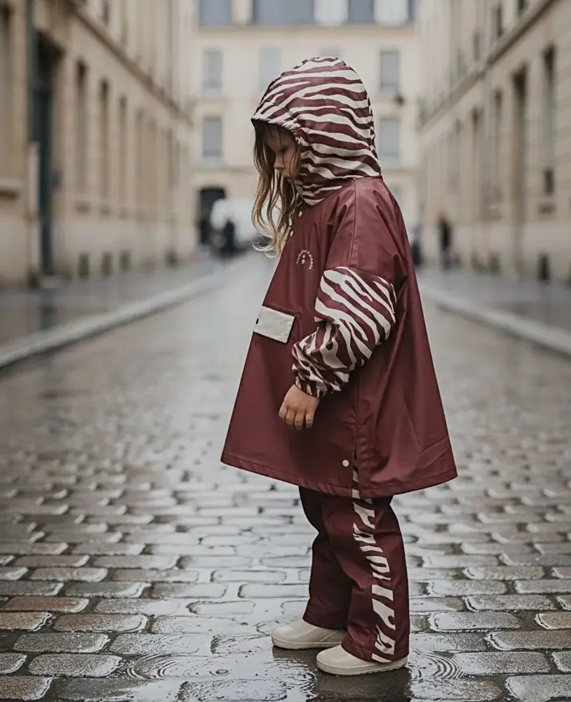 Accessoires enfants - Poncho de pluie et pantalons de pluie - POULE PARTY