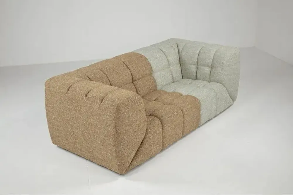 Canapés pour collectivités - Canapé Crossac – 2 places avec étagère intégrée - HÉVÉA HOUSE