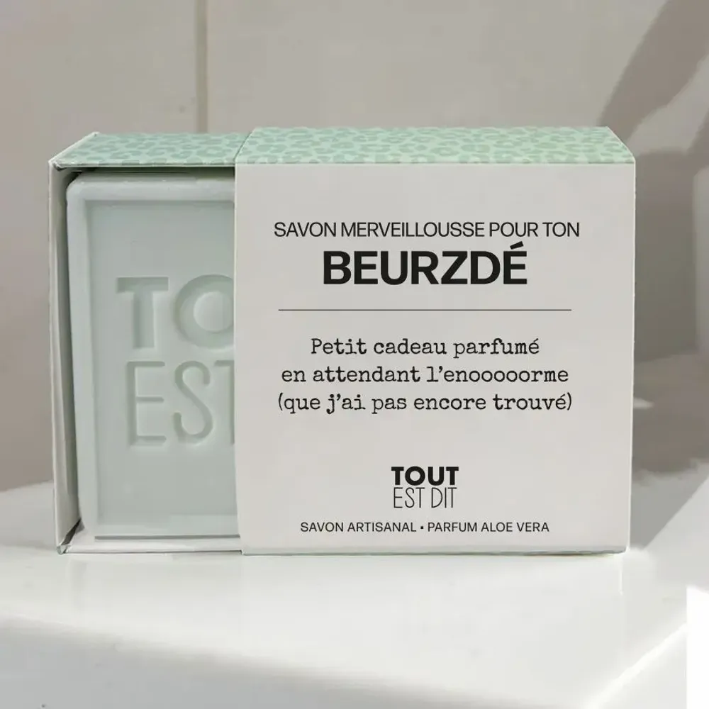 Cadeaux - SAVONS à MESSAGE - TOUT EST DIT