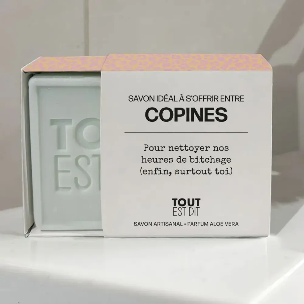 Cadeaux - SAVONS à MESSAGE - TOUT EST DIT