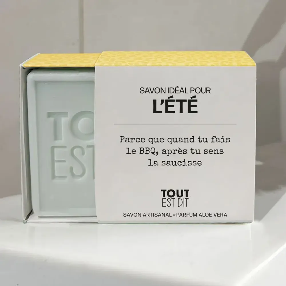 Cadeaux - SAVONS à MESSAGE - TOUT EST DIT