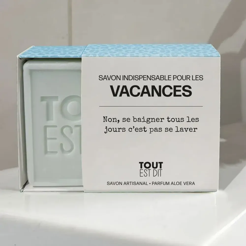 Cadeaux - SAVONS à MESSAGE - TOUT EST DIT