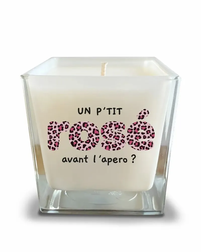 Cadeaux - Bougie en verre à message - TOUT EST DIT