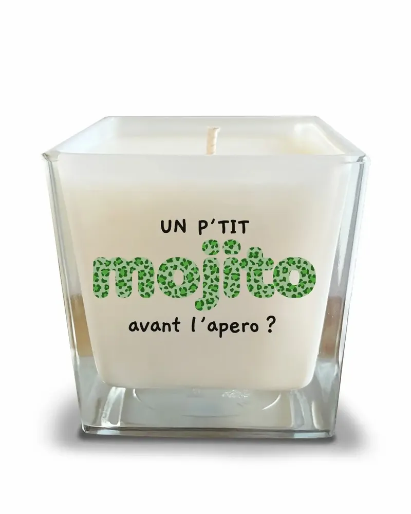 Cadeaux - Bougie en verre à message - TOUT EST DIT