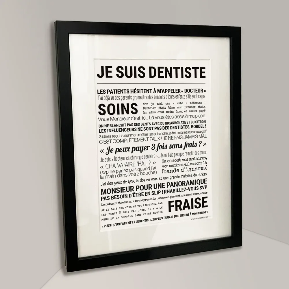 Affiches - AFFICHES DROLES ET IMPERTINENTES - TOUT EST DIT