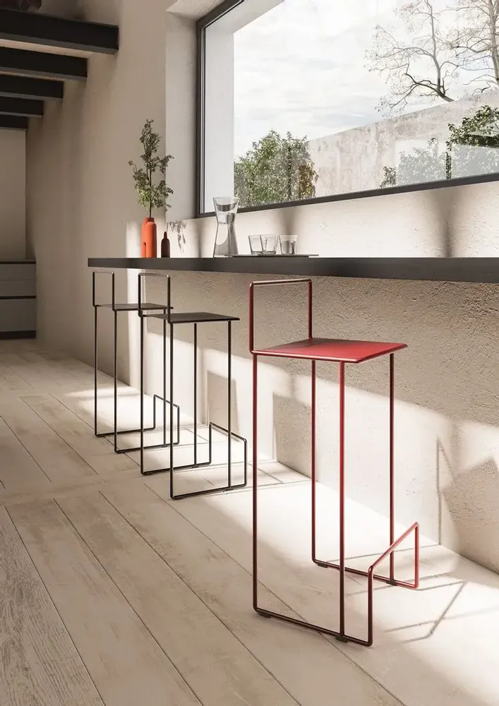 Tabourets - LINEA STOOL Tabouret - PIPEDESIGN PURESHAPE