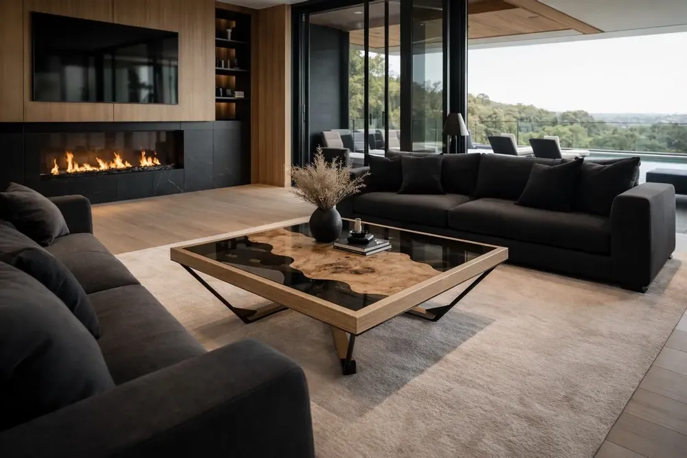 Unique pieces - L'Île de la Cité coffee table - HERON DESIGN