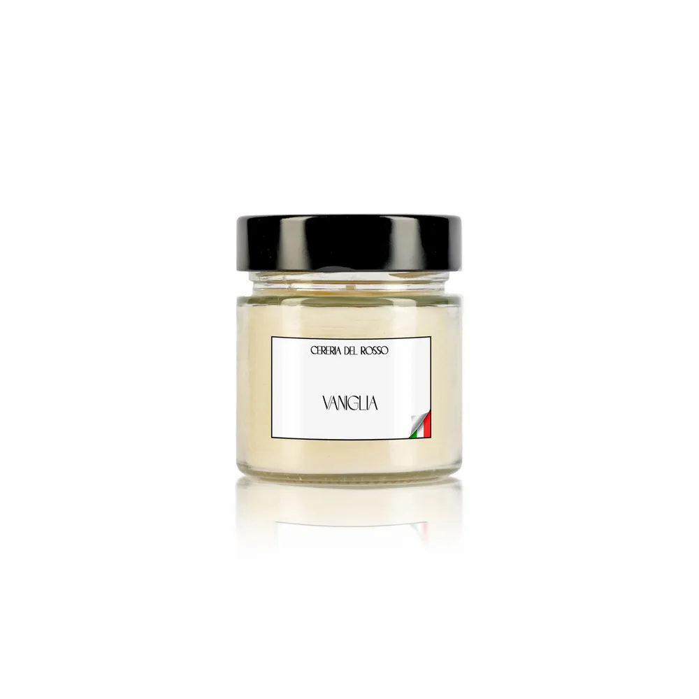 Candles - Scented Jar Candle – Vanilla - CERERIA DEL ROSSO
