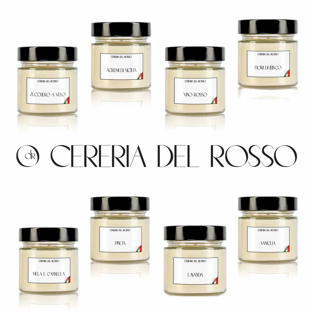 Candles - Scented Jar Candle – Imperial Red - CERERIA DEL ROSSO