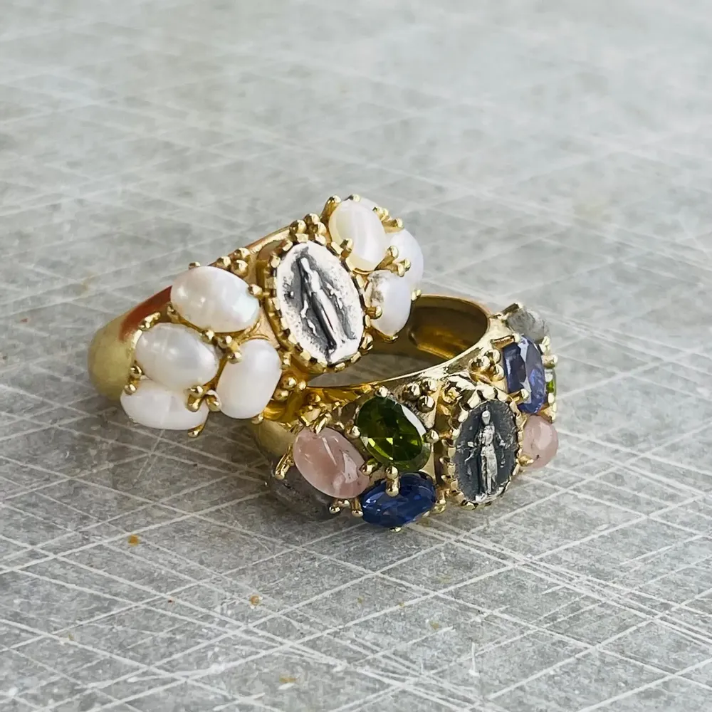 Bijoux - Bague Médaille Religieuse pièce unique - ARKEOLOGY