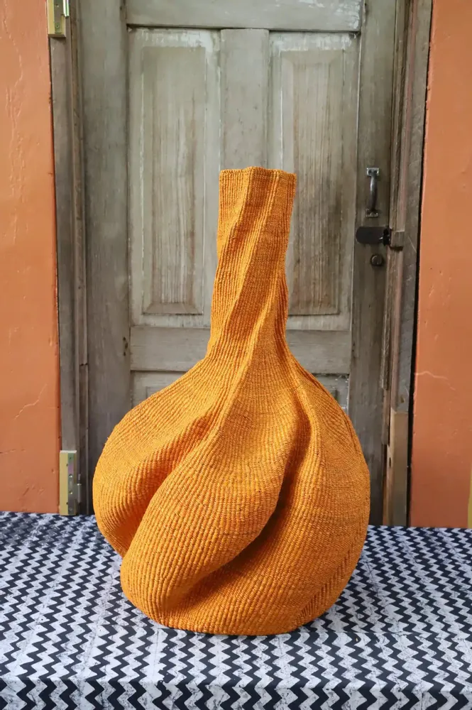 Objets de décoration - Yobilika Art Basket by Adukomah Atingalebkya - THE BABA TREE BASKET COMPANY