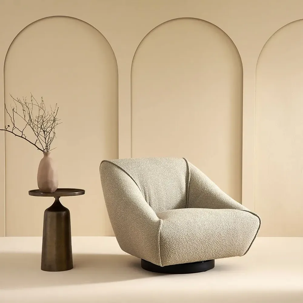 Armchairs - Henry Twine Swivel Chair - SIGNATURE MOBILIER ET DÉCORATION