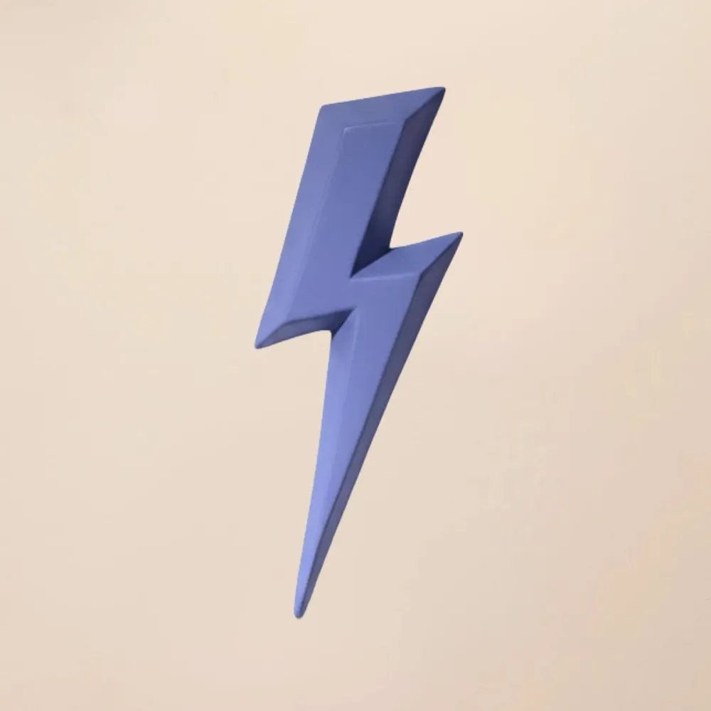 Decorative objects - ZIGGY (Lightning) - MONOCHROMIC CERAMIC