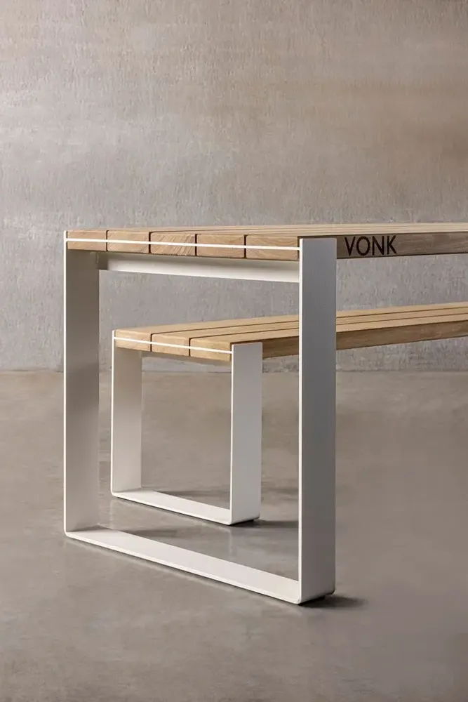 Tables de jardin - VONK STR8 Bench - VONK FURNITURE