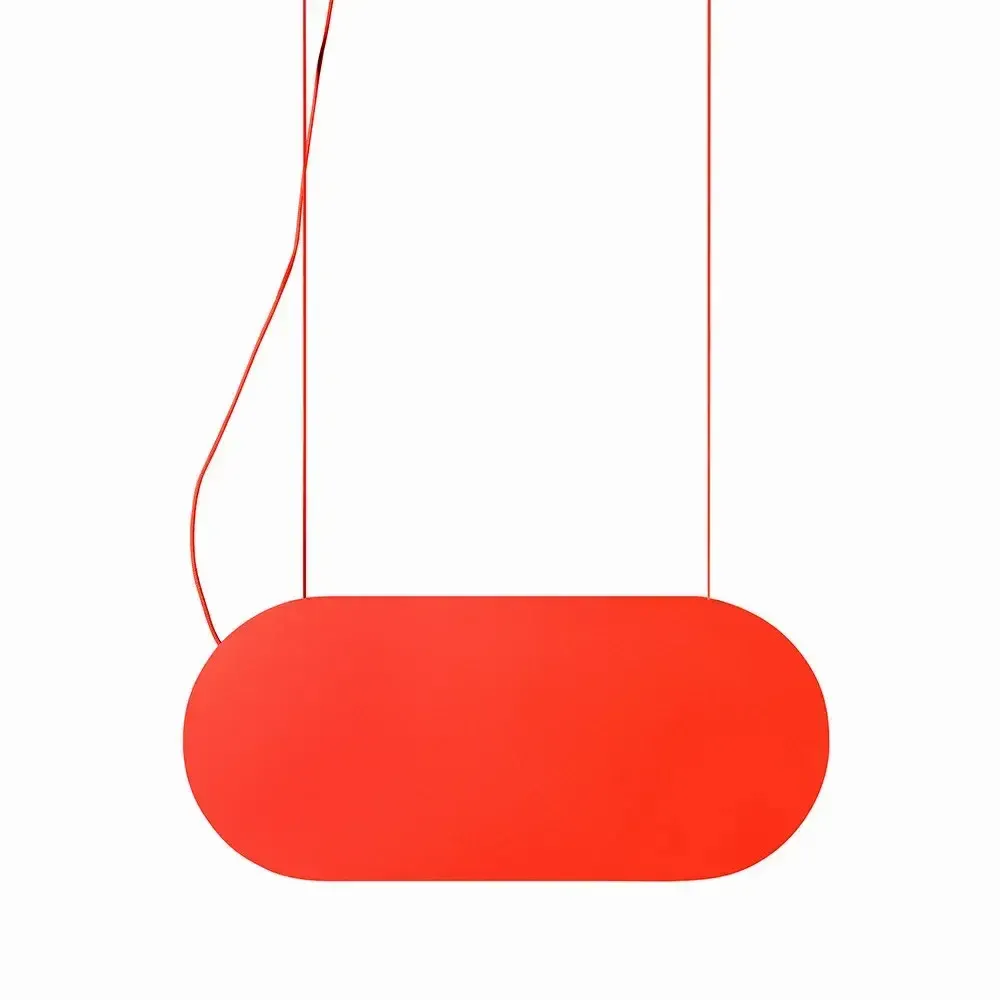 Hanging lights - MALUMI A red-orange ceiling pendant lamp - UPPER HALF