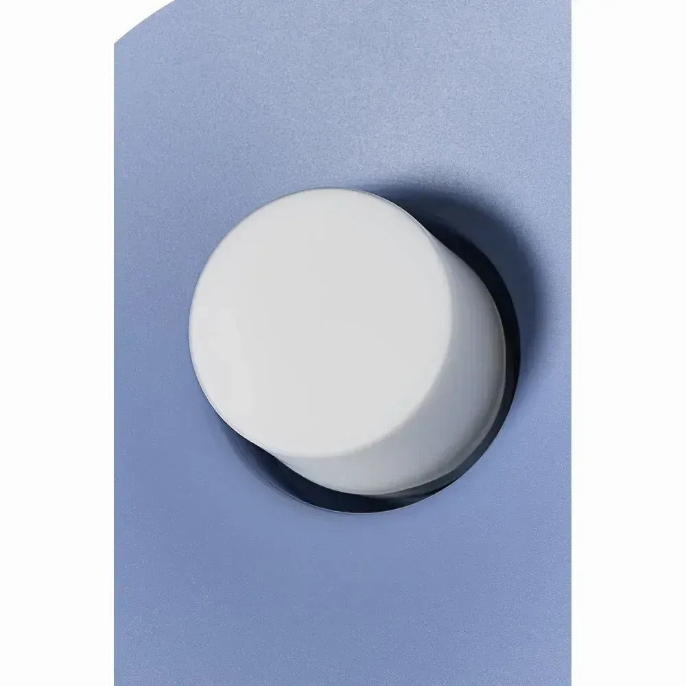 Wall lamps - CAPONIO W A blue wall lamp / sconce - UPPER HALF
