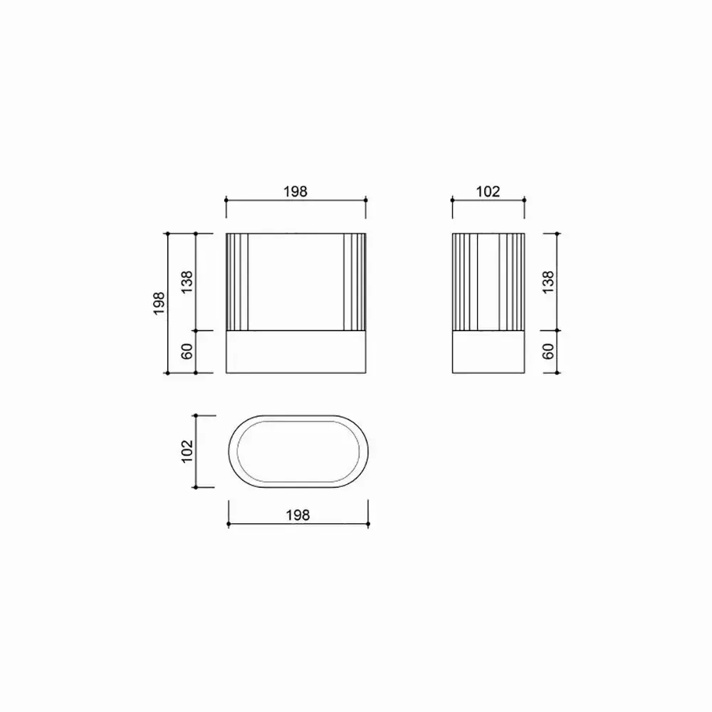 Lampes de table - Lampe de table FLUMINA ST en noyer - UPPER HALF