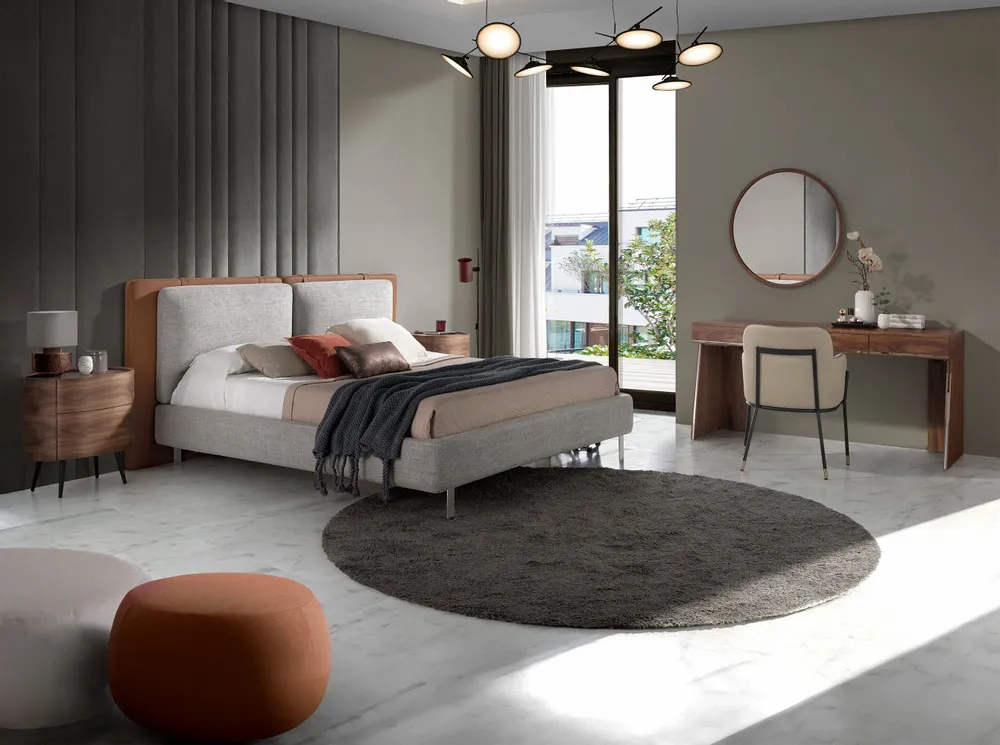 Office furniture and storage - Office desk in walnut wood - ANGEL CERDÁ