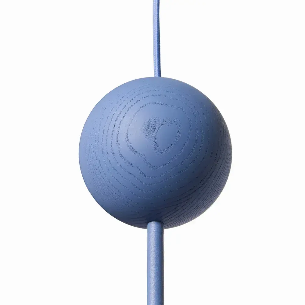 Hanging lights - OIO A blue ceiling pendant lamp - UPPER HALF