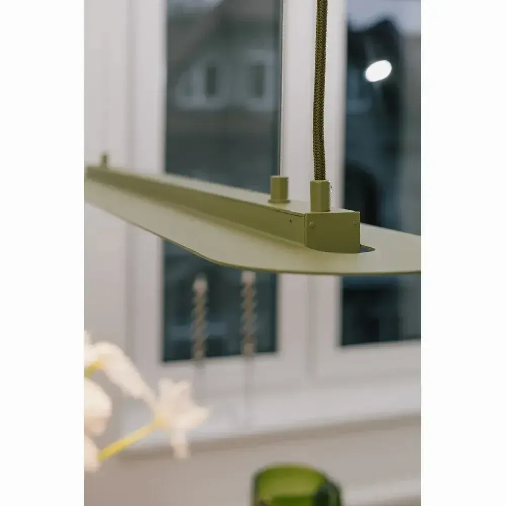 Hanging lights - SENKEI A red-orange ceiling pendant lamp - UPPER HALF