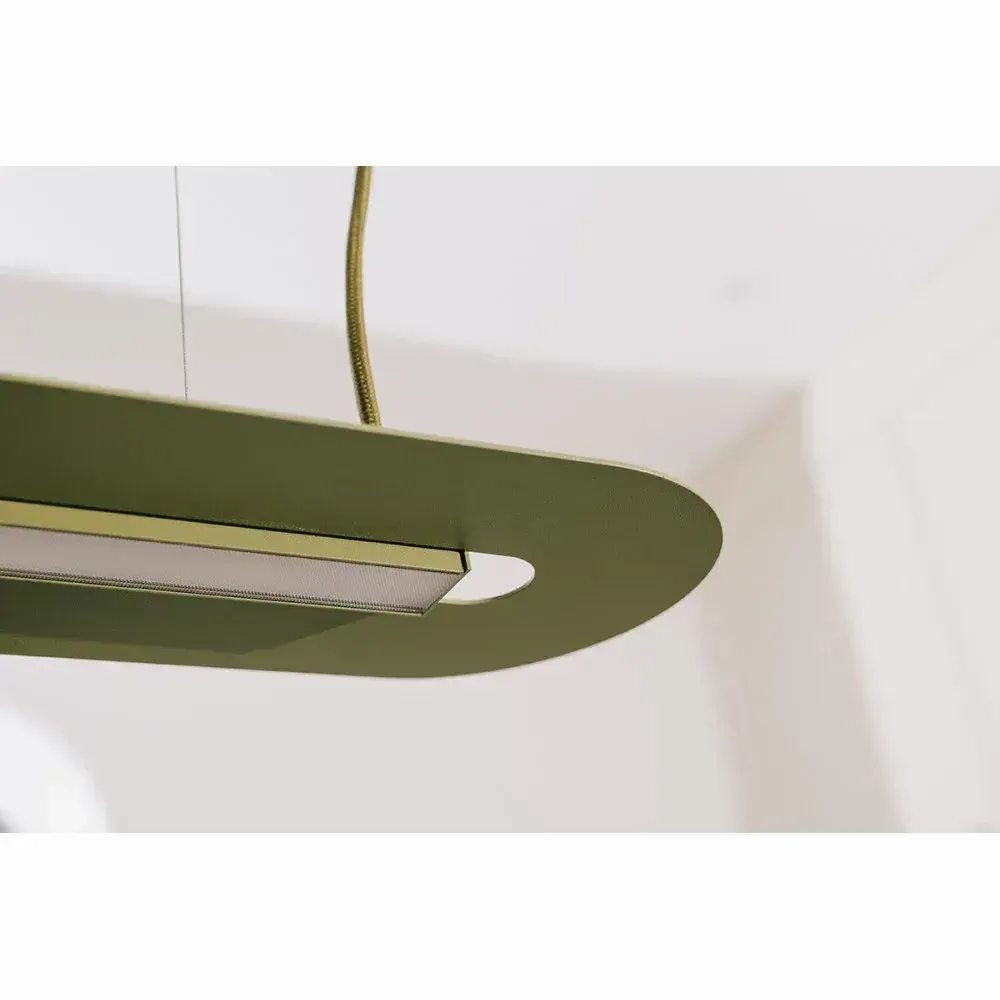 Hanging lights - SENKEI A red-orange ceiling pendant lamp - UPPER HALF