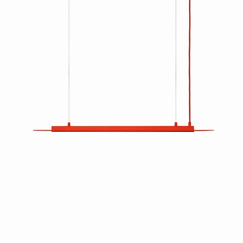 Hanging lights - SENKEI A red-orange ceiling pendant lamp - UPPER HALF