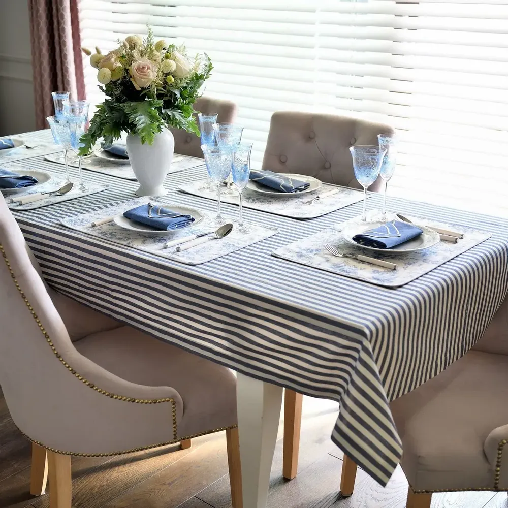 Table linen - Dandy Blue Tablecloth – Coordinated Textile Collection - ROSEBERRY HOME