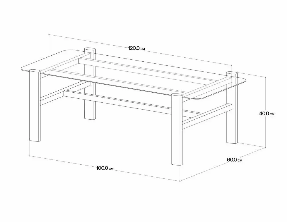 Coffee tables - TAN Oak Coffee Table - UPPER HALF