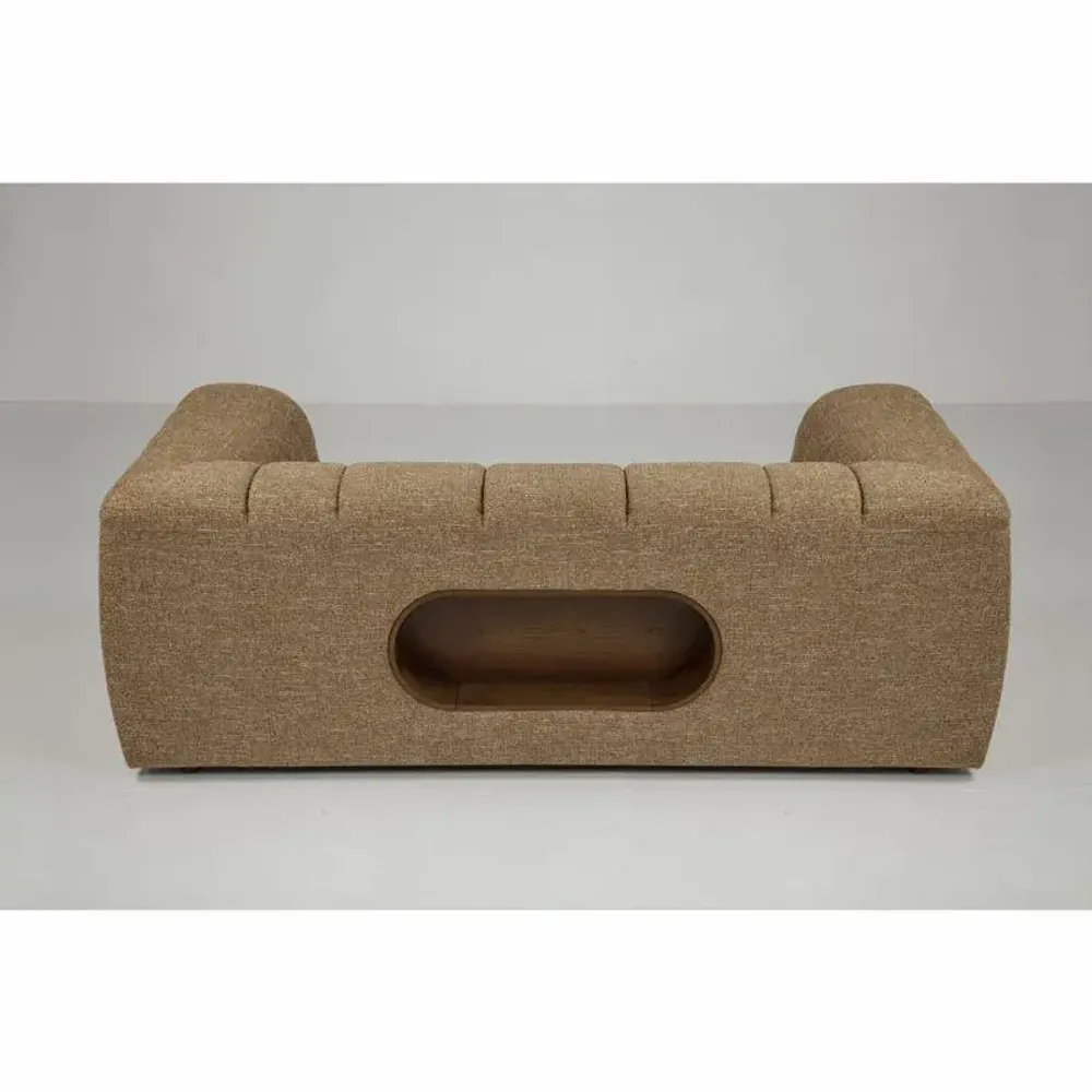 Canapés pour collectivités - Canapé Crossac – 2 places avec étagère intégrée - HÉVÉA HOUSE
