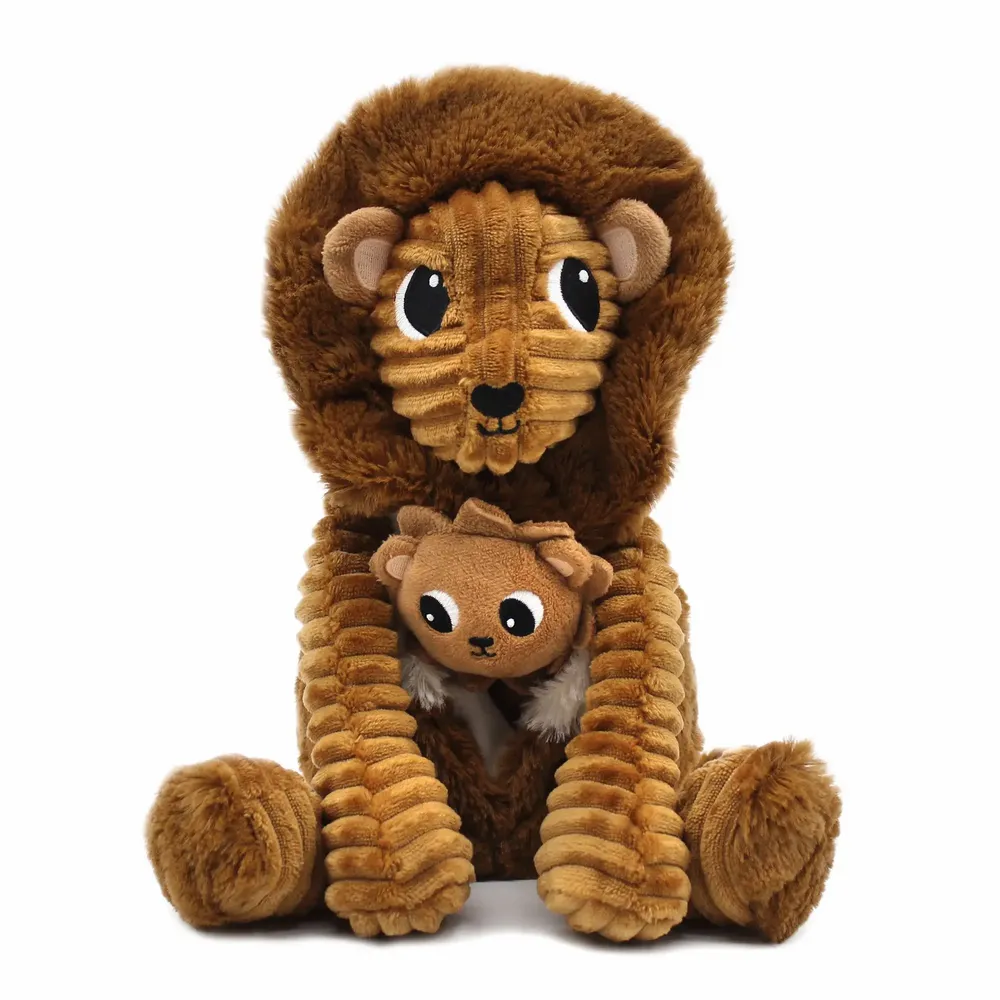 Gifts - The Ptipotos Lion Daddy-Baby Plush - LES DEGLINGOS