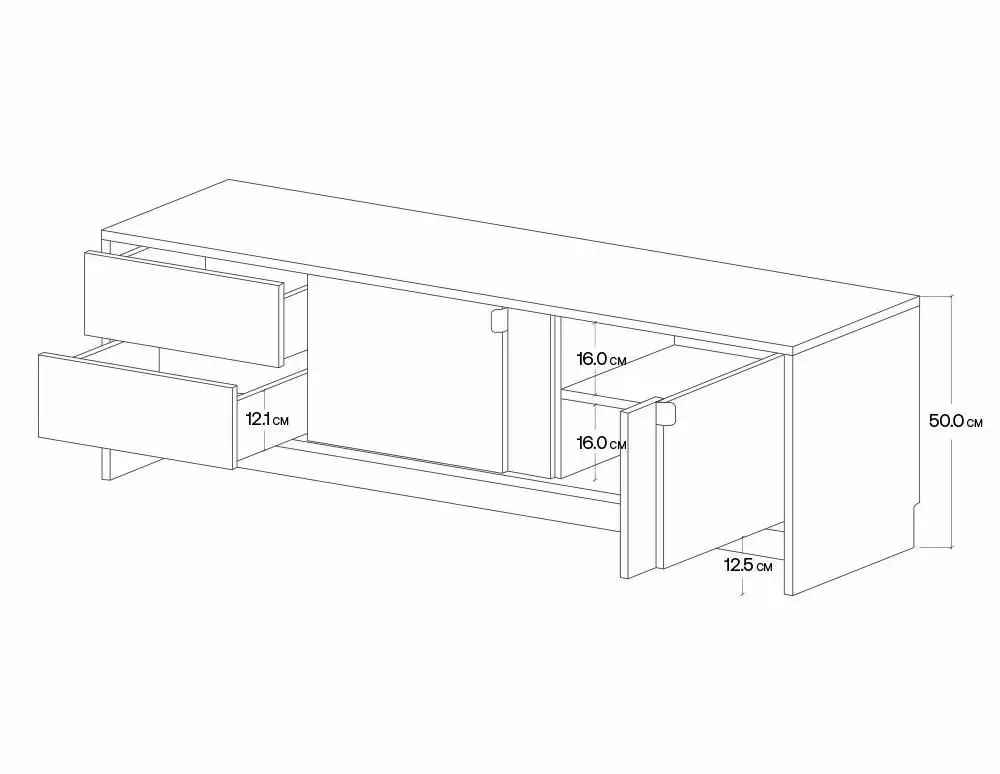 TV stands - LAYERS LAY04 TV Cabinet - UPPER HALF