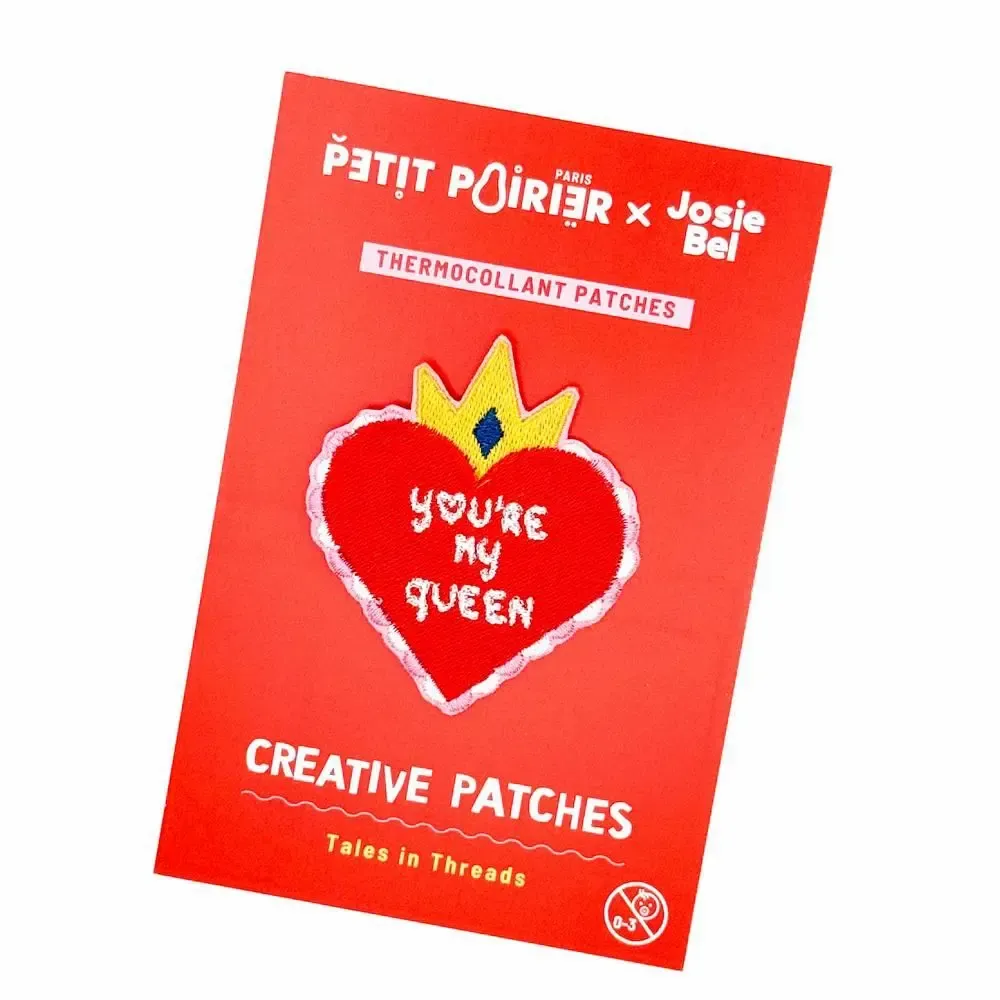 Kids accessories - “You’re my Queen” Iron-on Patch - PETIT POIRIER