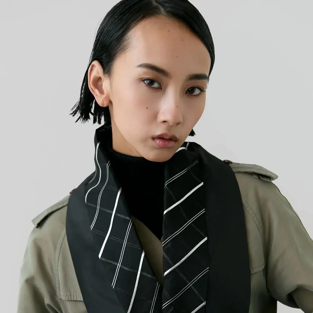 Scarves - Silk Scarf | LATTICE - POP UP DRESS