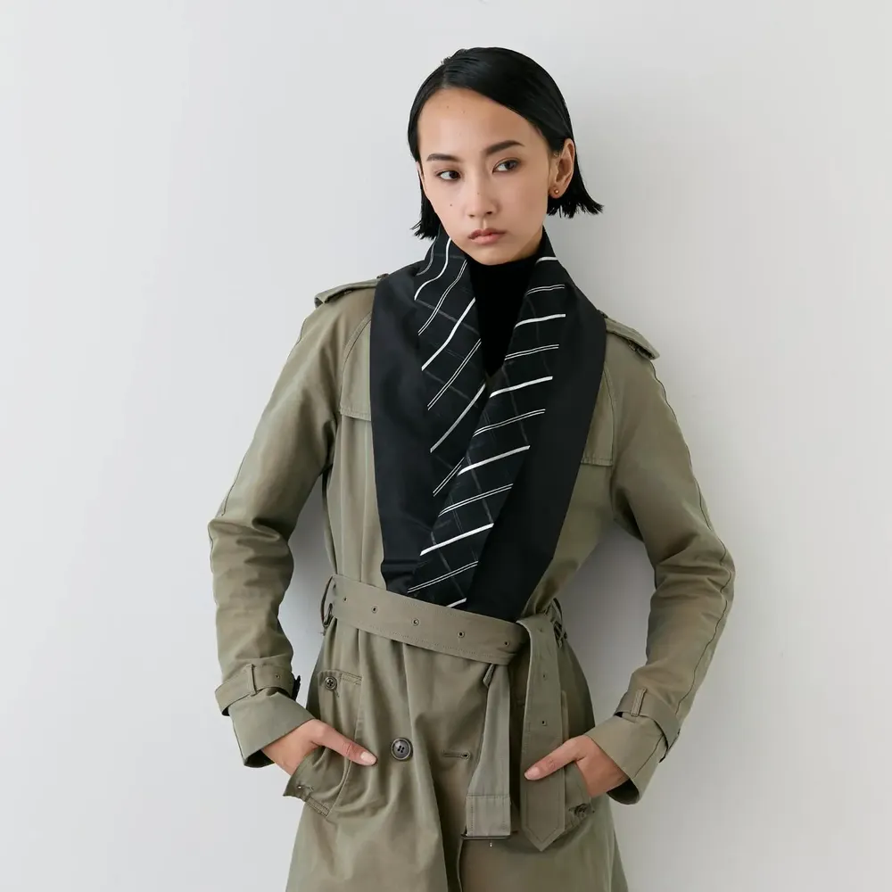 Scarves - Silk Scarf | LATTICE - POP UP DRESS