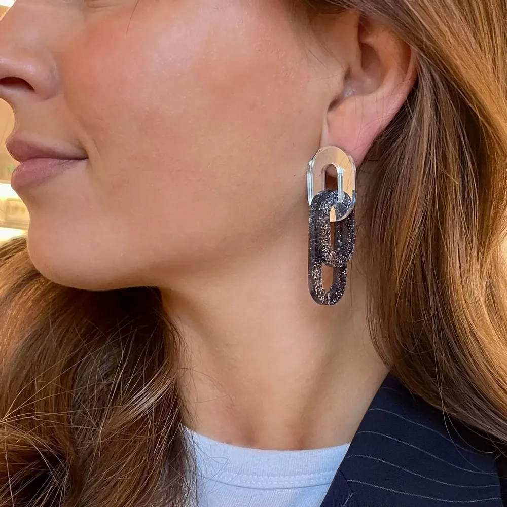 Jewelry - ELLIPSE S Silver Glitter - TELLMEE