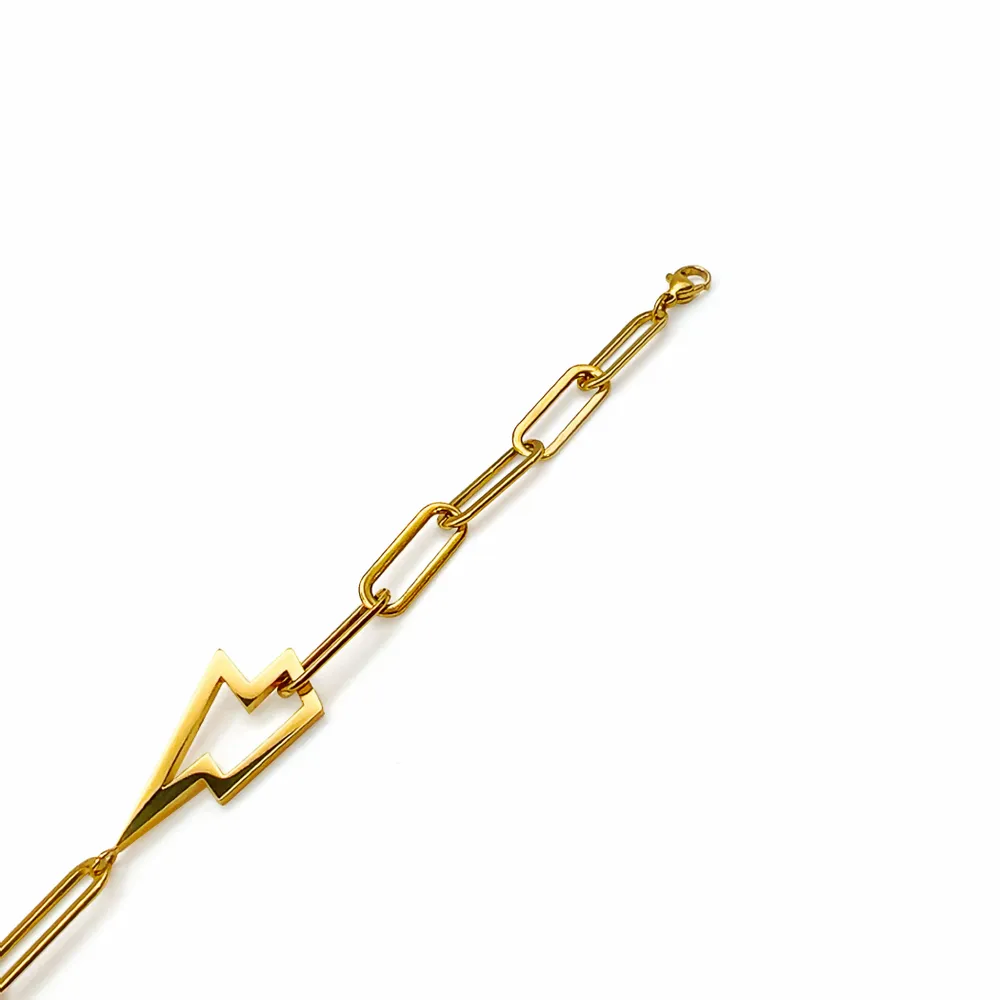 Bracelets - GOLD POWER BRACELET - TELLMEE