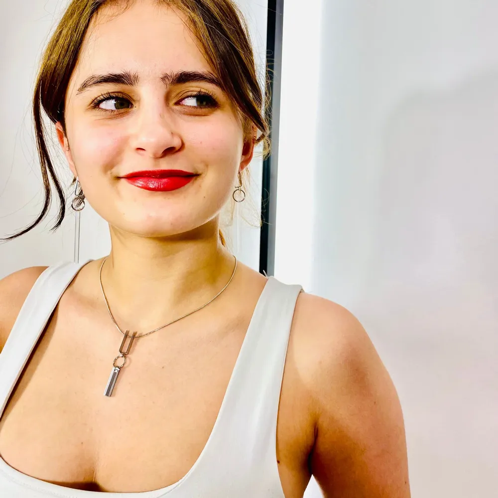 Jewelry - LINE NECKLACE Silver/Silver - TELLMEE