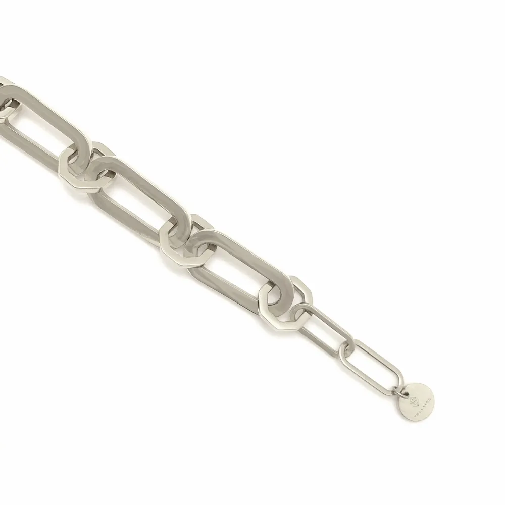 Bracelets - SILVER ROCK BRACELET - TELLMEE