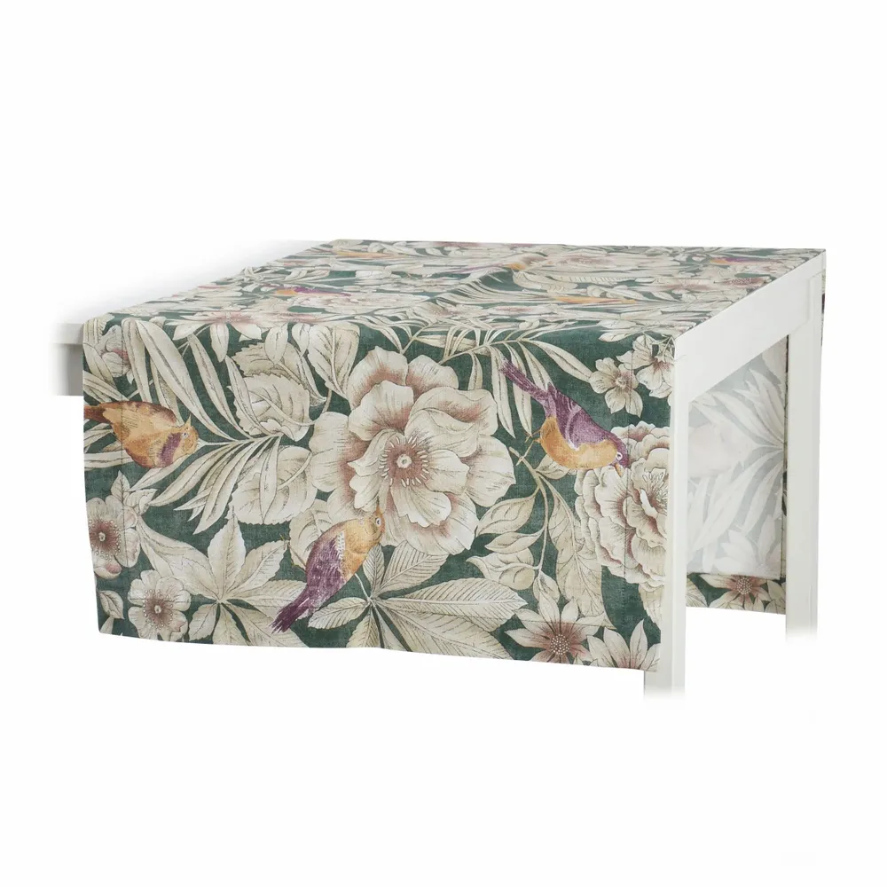 Nappes - Chemin de table en coton Emerald – Collection textile coordonnée - ROSEBERRY HOME