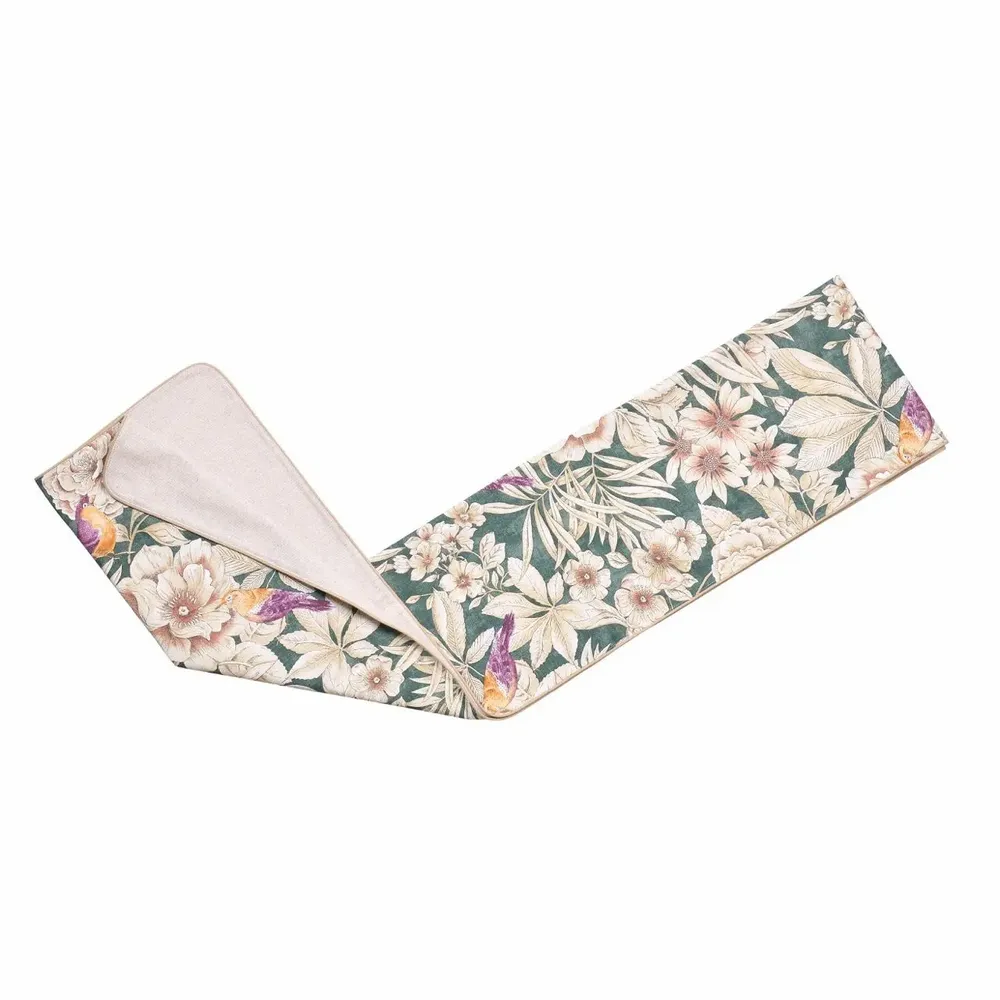 Nappes - Chemin de table réversible Emerald & Mirha – Collection textile - ROSEBERRY HOME