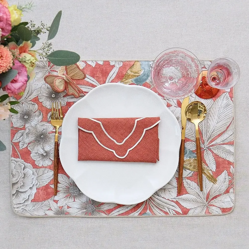 Sets de table - Sets de table réversibles Topaz & Mirha – Collection textile coordonné - ROSEBERRY HOME